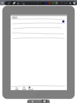 iPad template